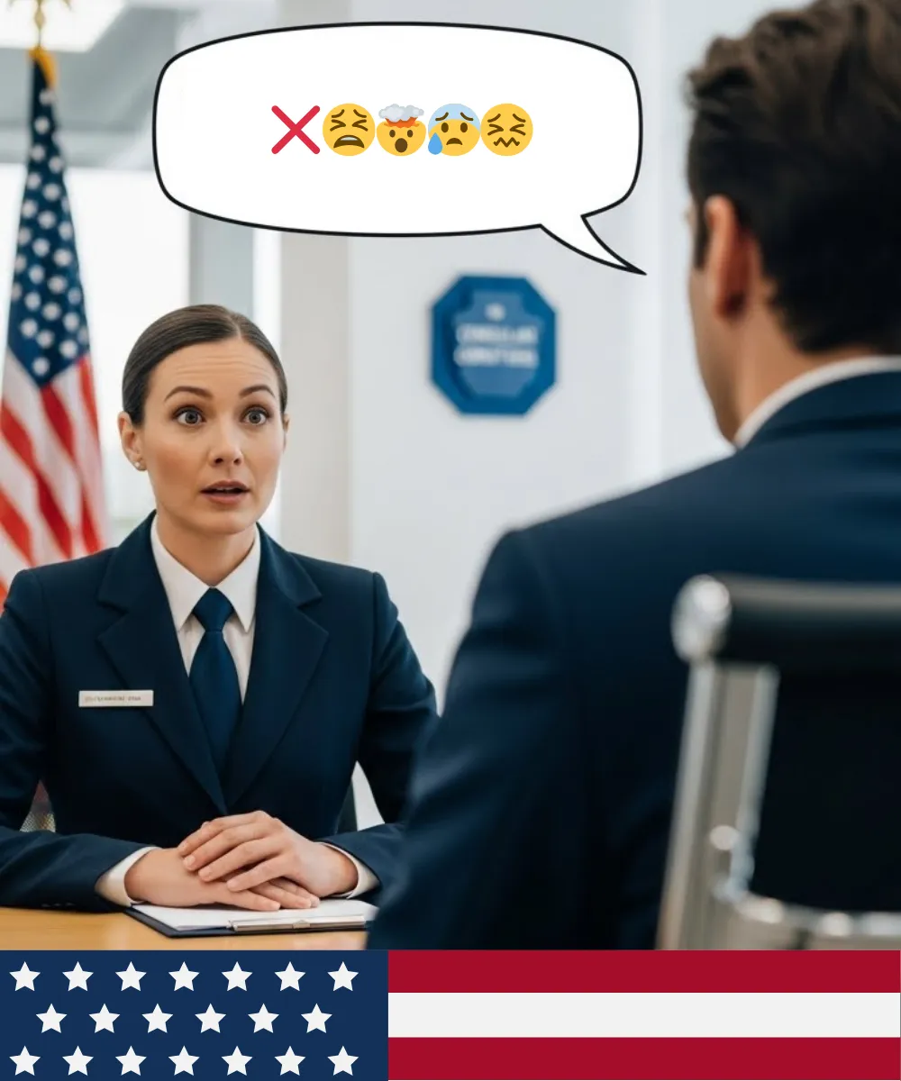 Imagem ilustrativa para o artigo EUA – o que não falar na entrevista do visto? da Genuína Conexão